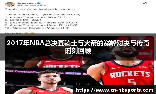 2017年NBA总决赛骑士与火箭的巅峰对决与传奇时刻回顾